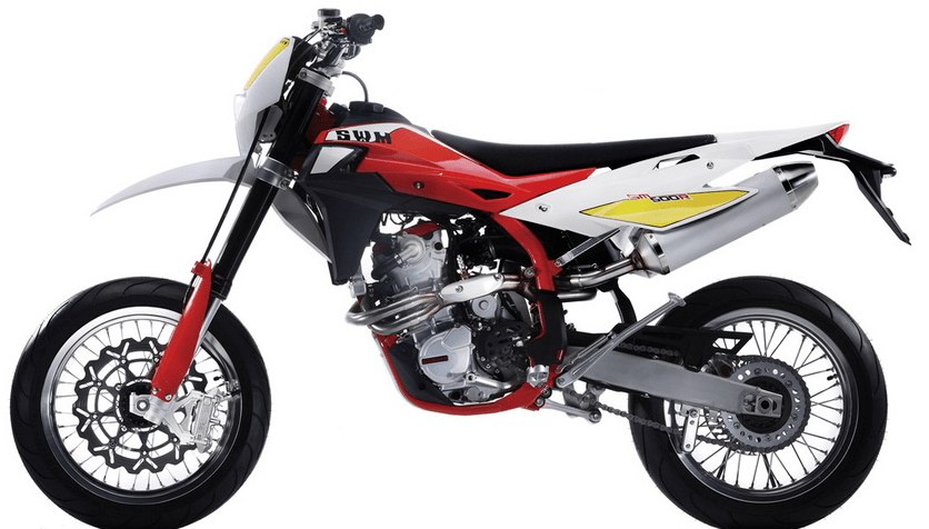 的swm曾在国内发布过的车型是以滑胎,越野,拉力为主,如滑胎车有sm300r