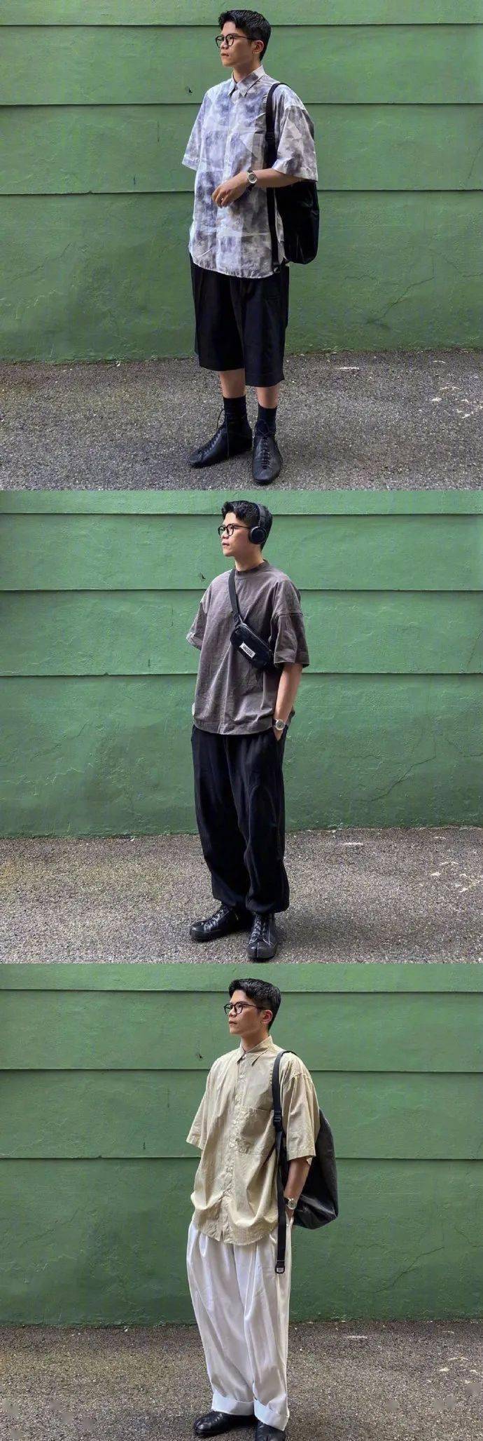 韩国男生woozzang的36套日常穿搭,休闲随性又很有型的帅气男友色系