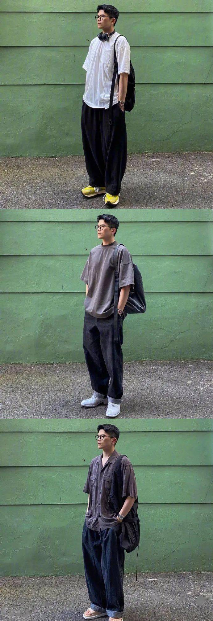 韩国男生woozzang的36套日常穿搭,休闲随性又很有型的帅气男友色系
