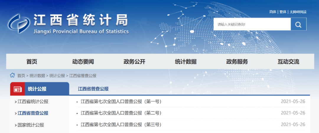 江西省人口多少_江西萍乡:人口普查5项指标位列全省第一