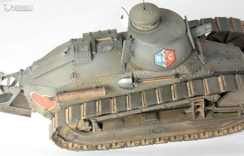 模玩秀少女与战车bc学园旗车雷诺ft17