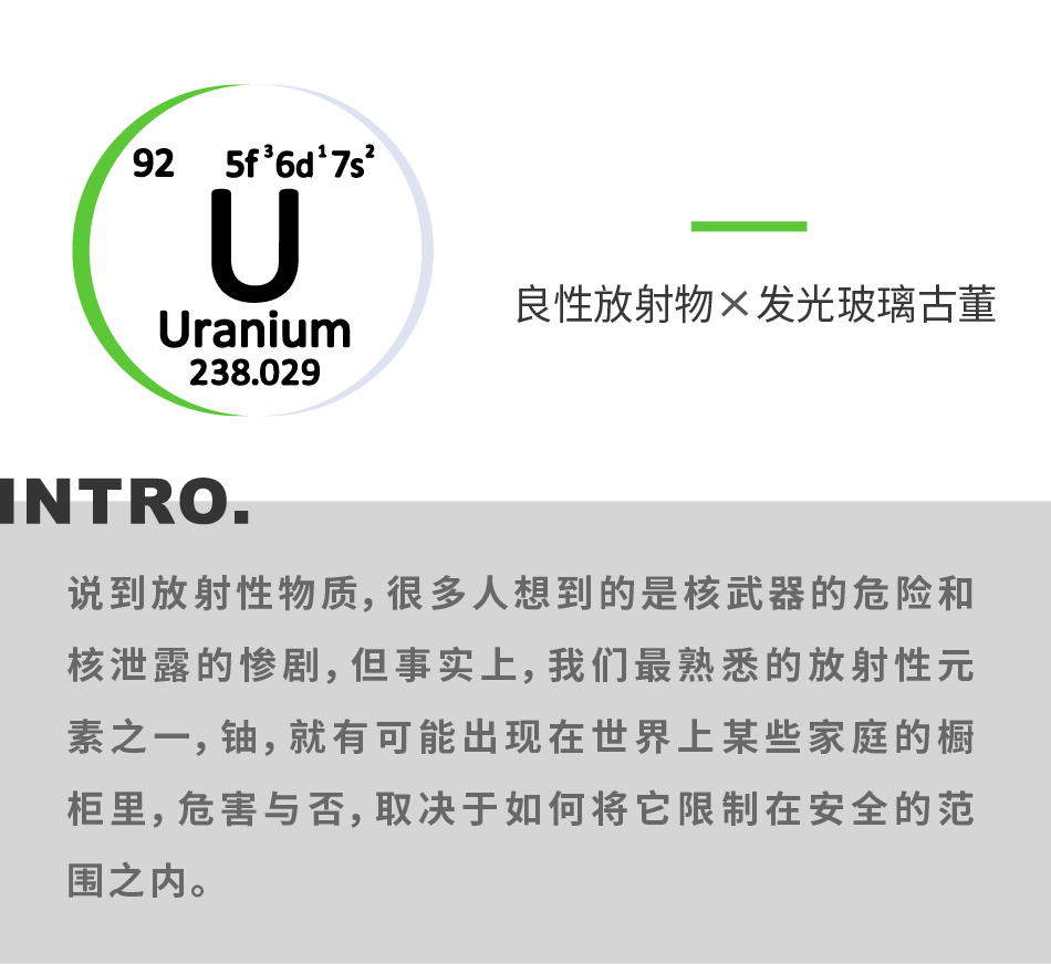 当放射性铀绿了祖传的盘子