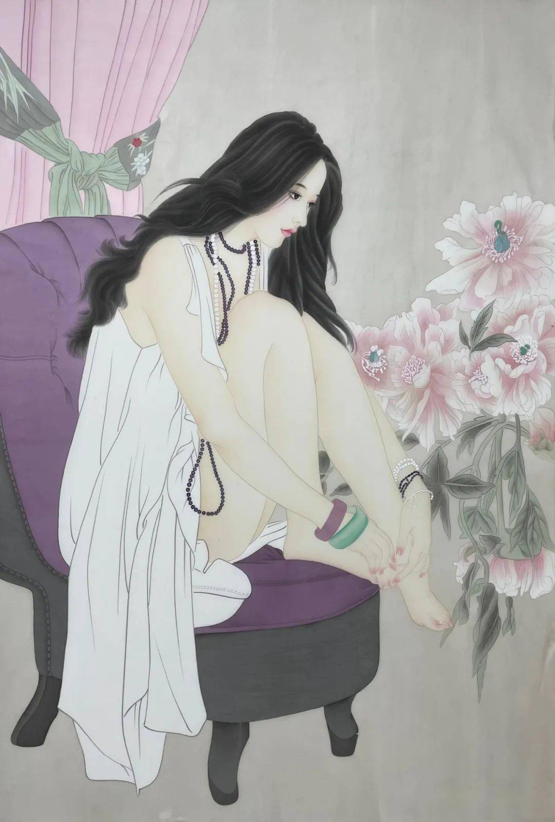 东方艺坛 ▎会员风采——孙晓娟工笔人物画作品欣赏