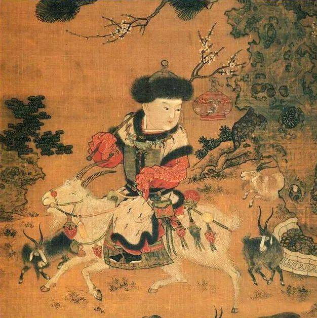 中国古代名画里的儿童