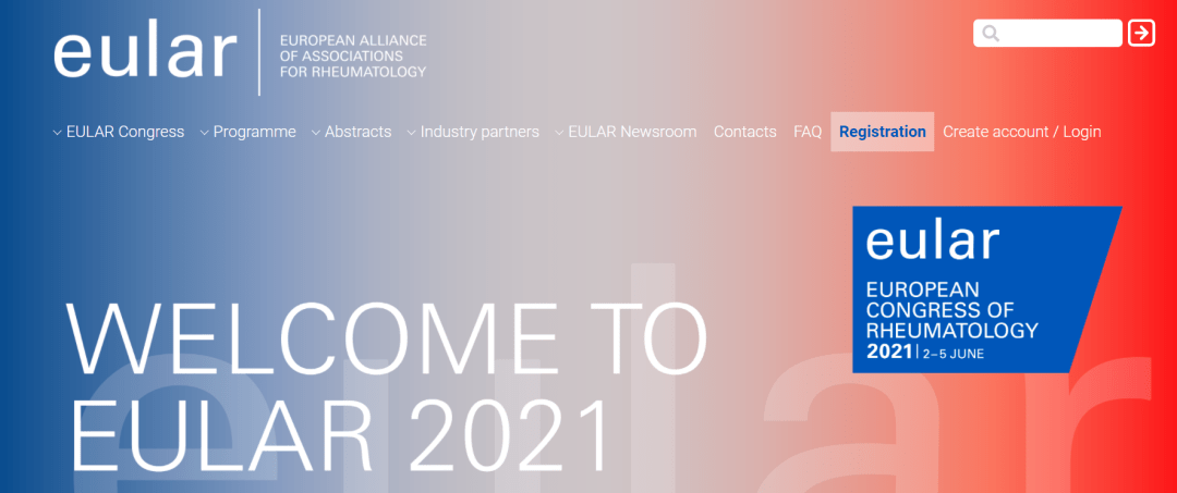 EULAR 2021火热来袭，精彩动态必须围观！_in