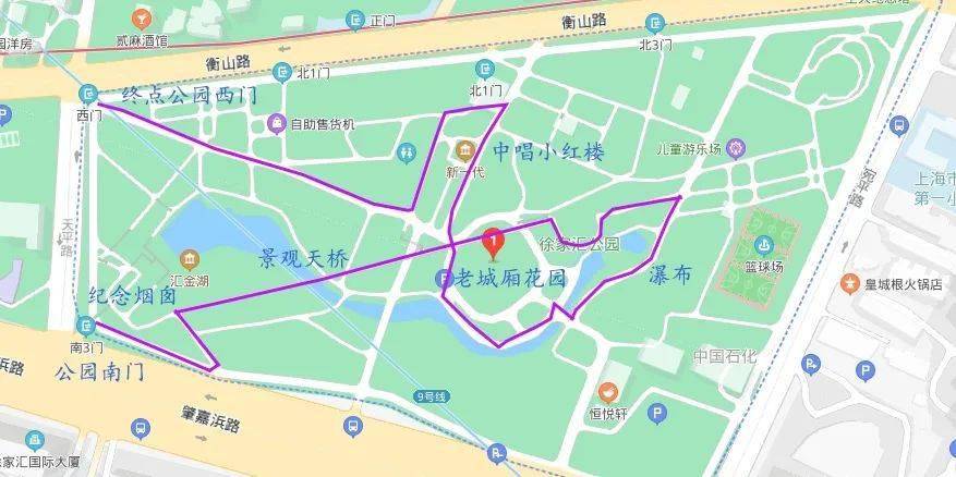 65徒步徐家汇公园打卡迷你版小上海国歌诞生地