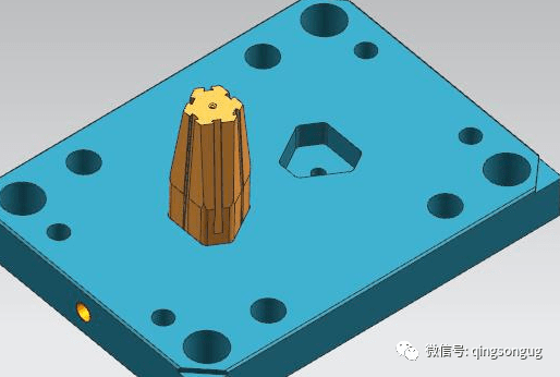 ug模具结构资料整圈圆倒扣内抽机构设计