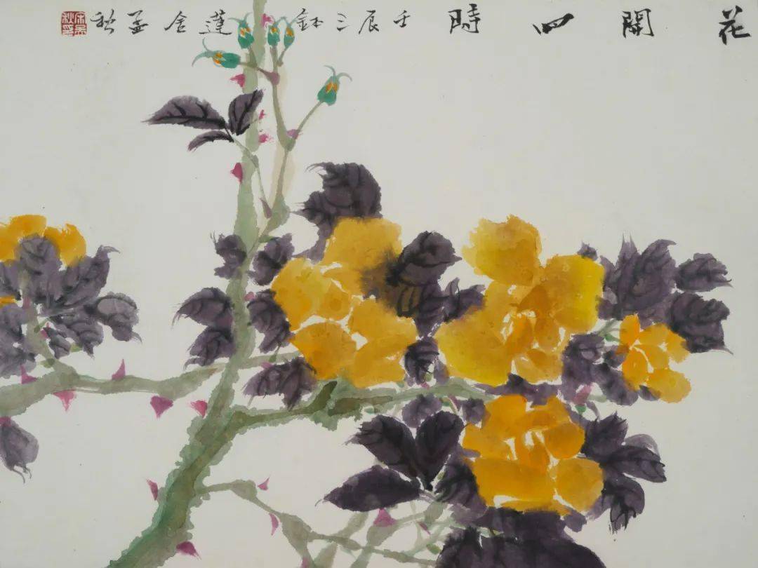 线上展览有此倾城好颜色宋孟秋花鸟作品展