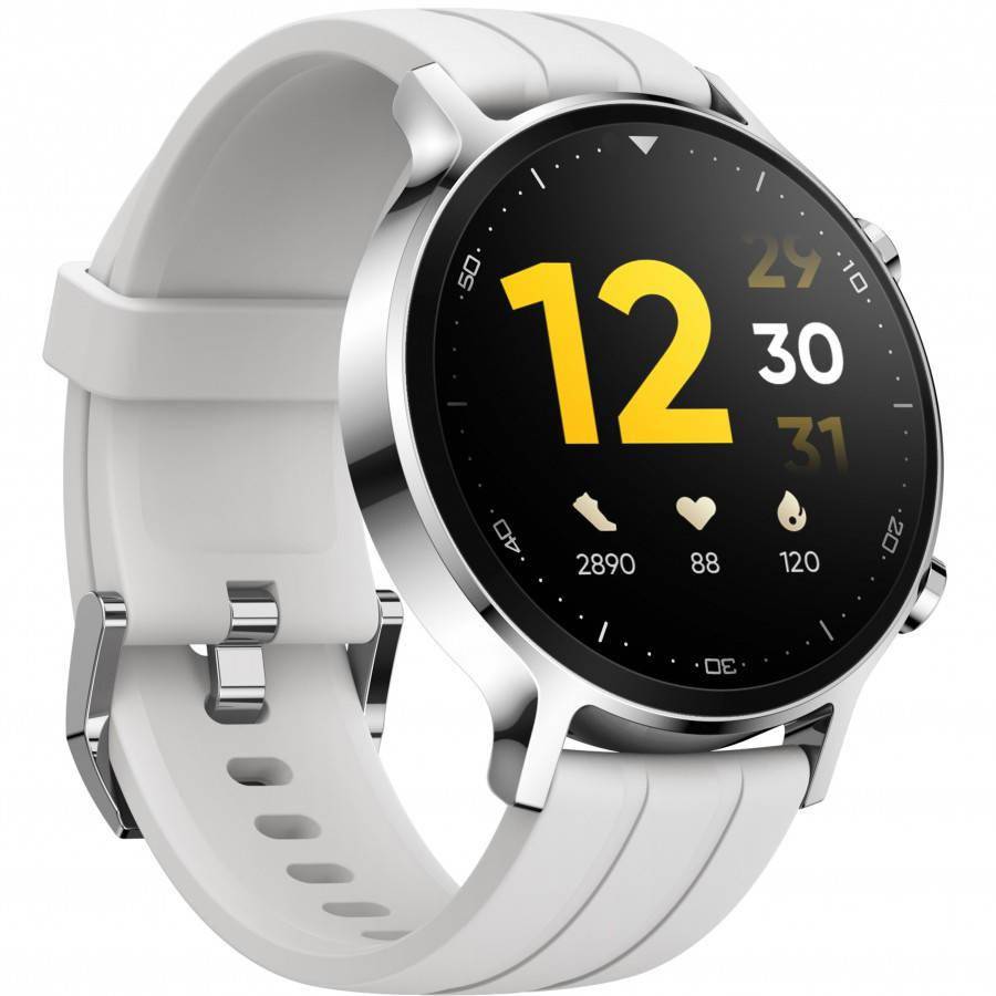 realme watch s 海外推出银色版:支持血氧监测,约合 438 元_手表