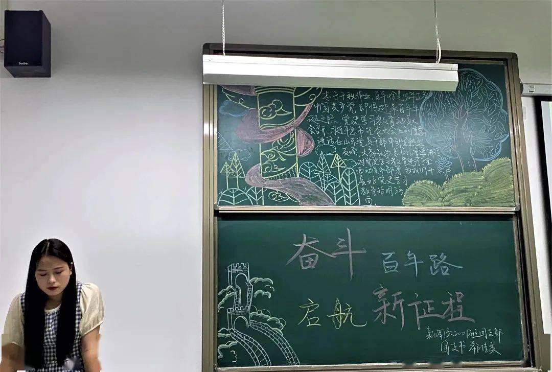 【团青之家】人文艺术学院开展"奋斗百年路,启航新征程"团日活动