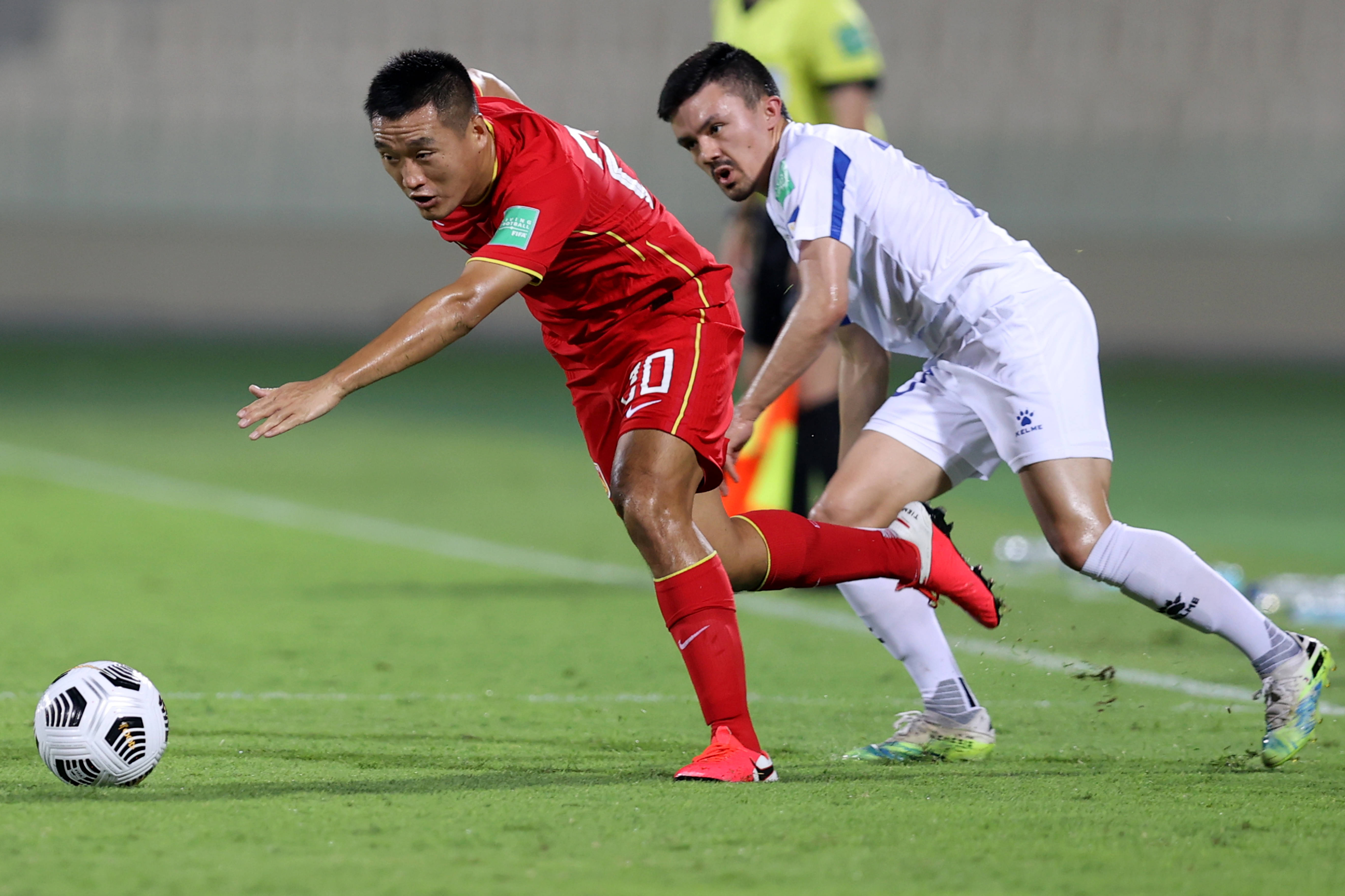 足球——世预赛:中国队胜菲律宾队