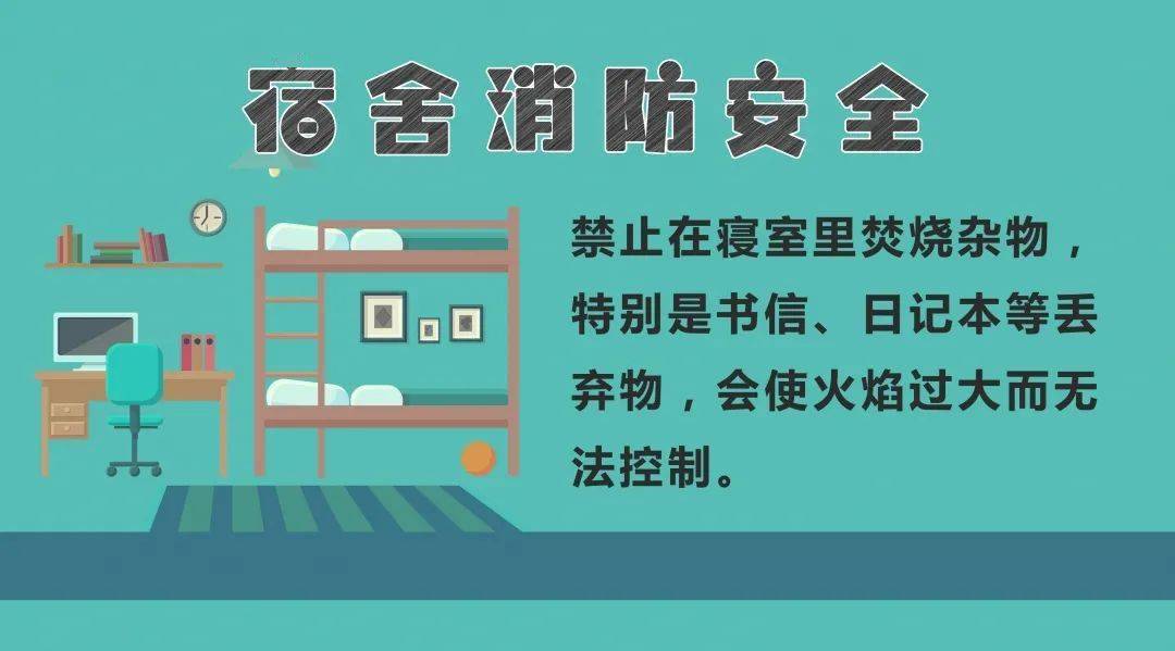 040506消防提示学生应对宿舍消防安全给予足够的重视,严格排查类似的