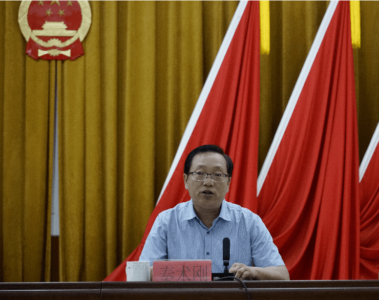 宣布基干民兵出入队人员名单阚家镇武装部长祝鹏宣读民兵营营长,教导