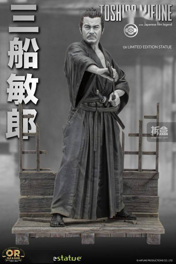 Infinite Statue 1 6 日本传奇电影演员三船敏郎雕像 在研究