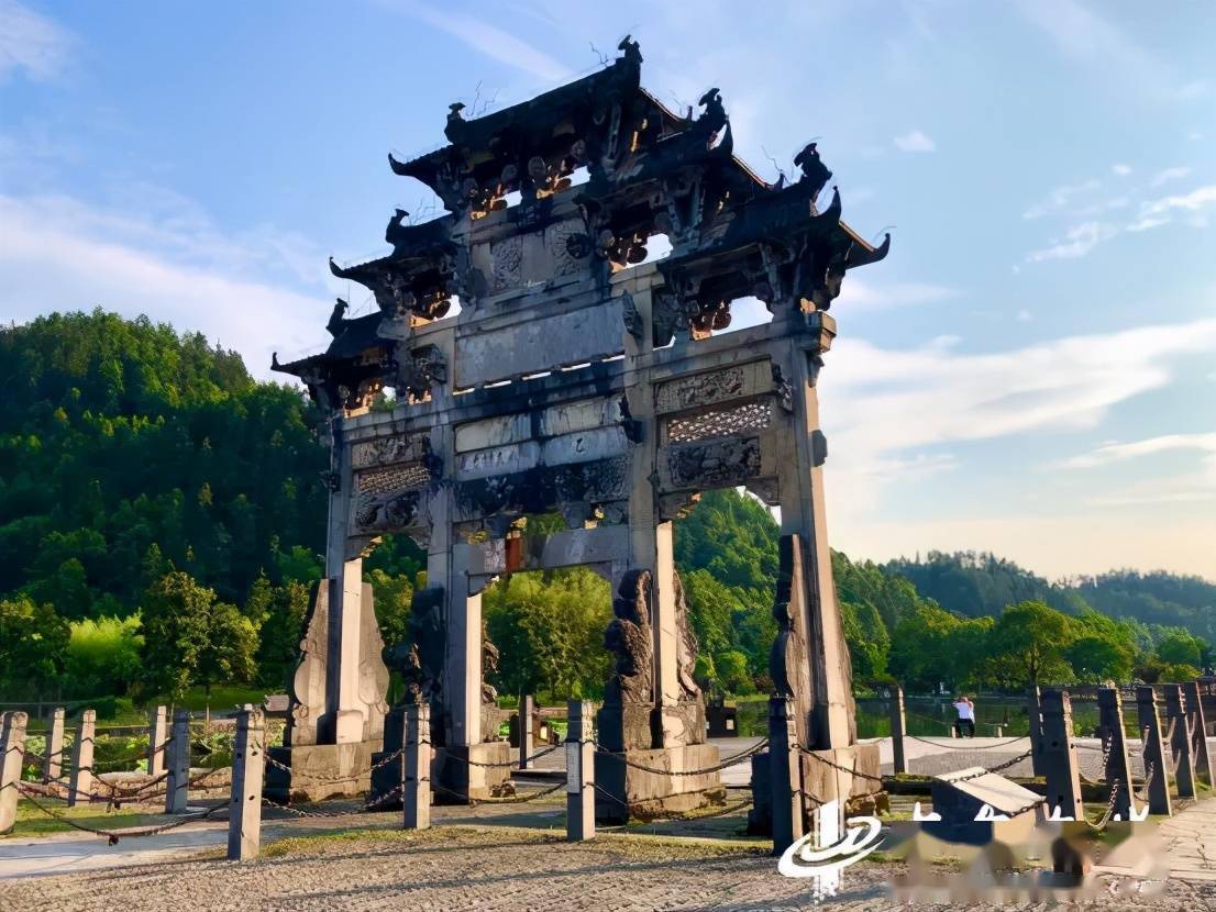 全景黟县画中游