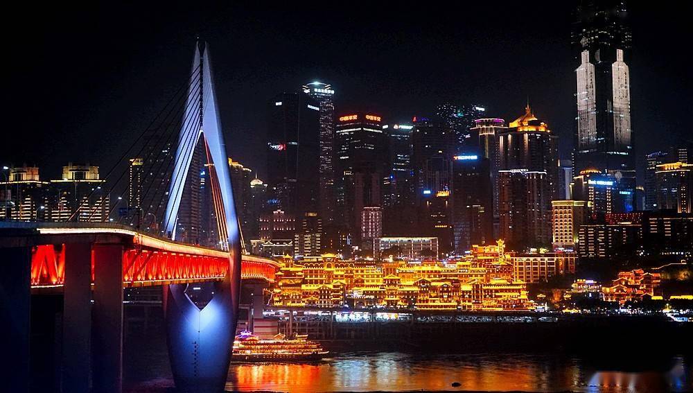 遇见最美重庆洪崖洞的夜晚