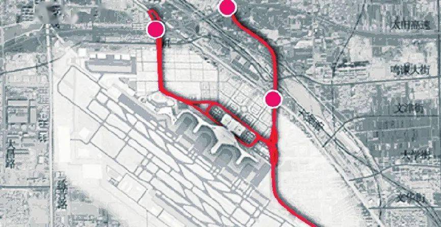 公示太原機場將建t3航站樓綜合交通樞紐