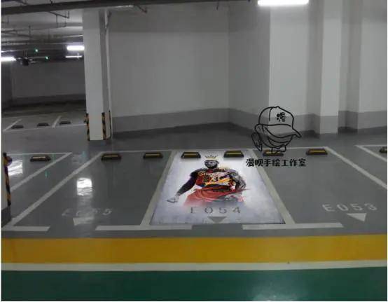 漫呗手绘丨停车位上的nba