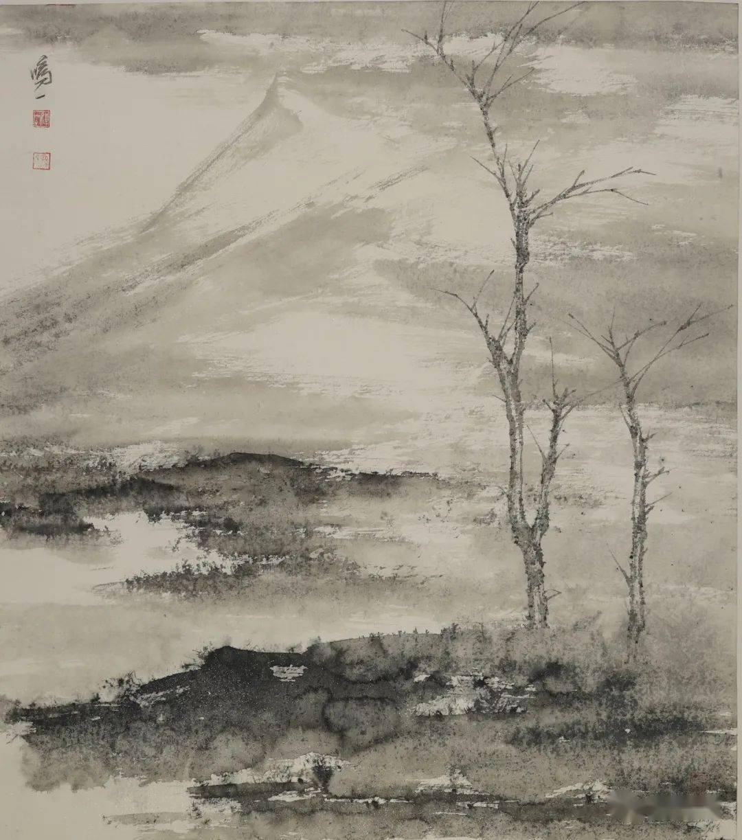 直播预告 心静手闲试涂鸦—孙鸣一水墨画展 6月17日14:00现场直播