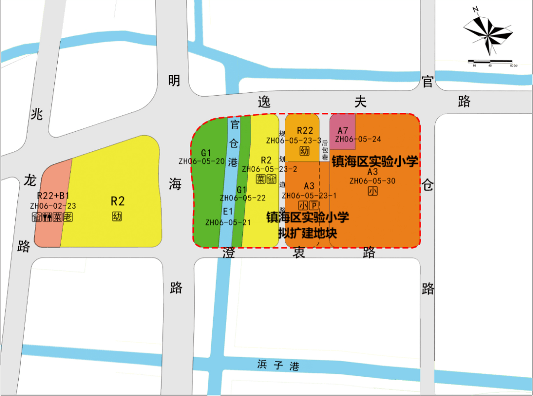 上週五(6月11日),鎮海區自然資源規劃分局發佈了《寧波市鎮海新城南區