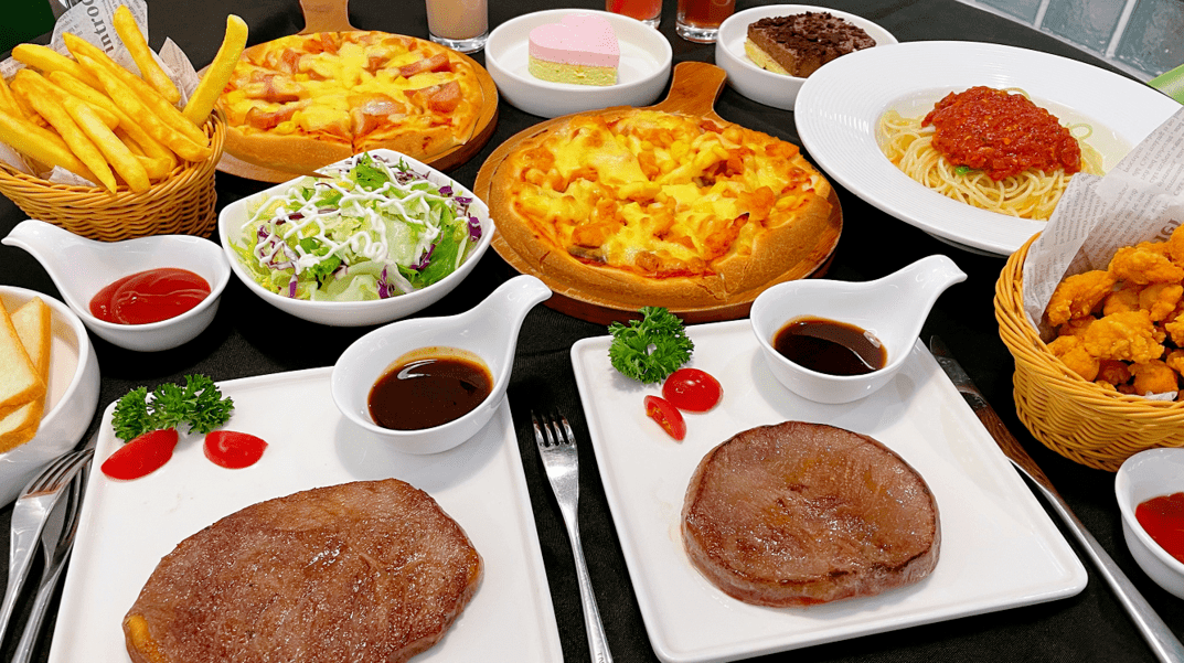 西美花街人气爆棚的西餐厅89元抢超值双人餐鲜嫩牛排