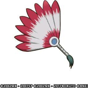 芭蕉扇的使用者可以挥舞这把扇子,随意释放火,水,雷,风,土五种不同