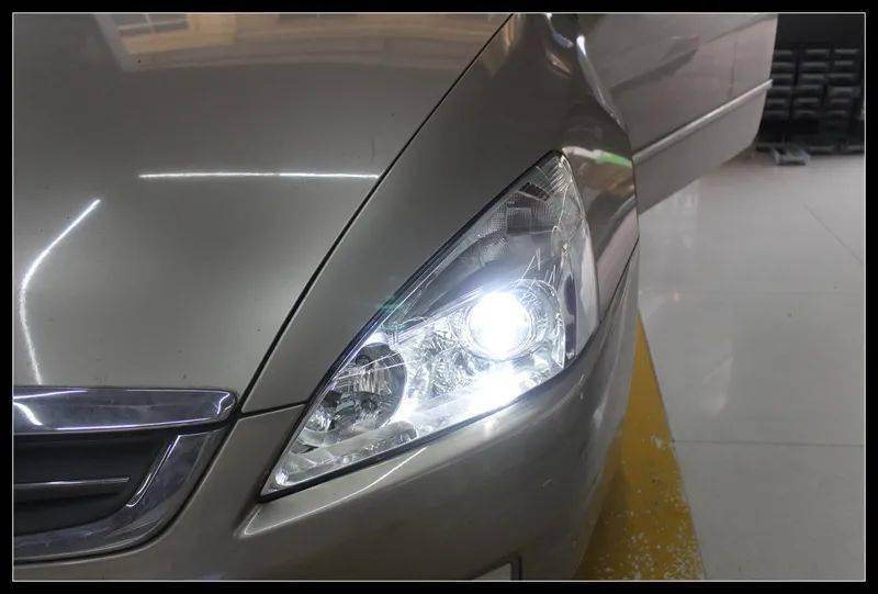 本田七代雅阁卤素大灯不够亮这个可以怎么升级