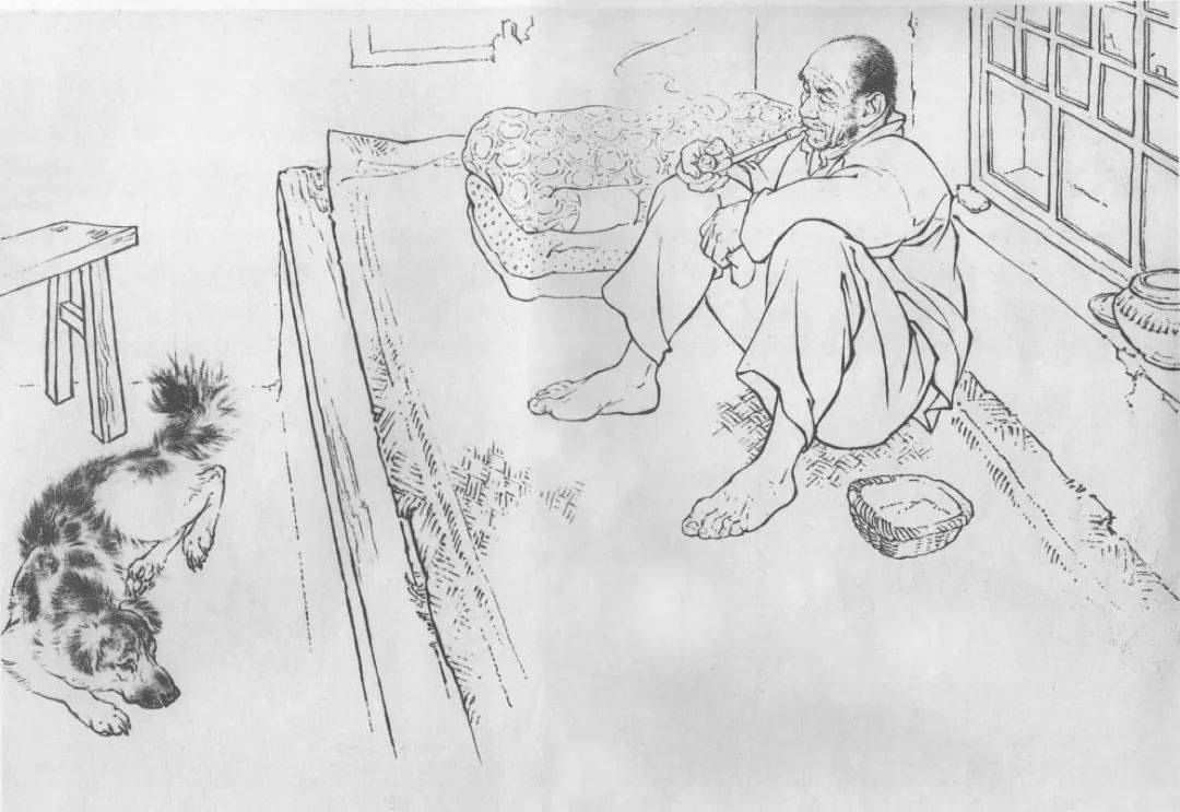 6750幅国画大师刘继卣的线描人物稿图看得过瘾