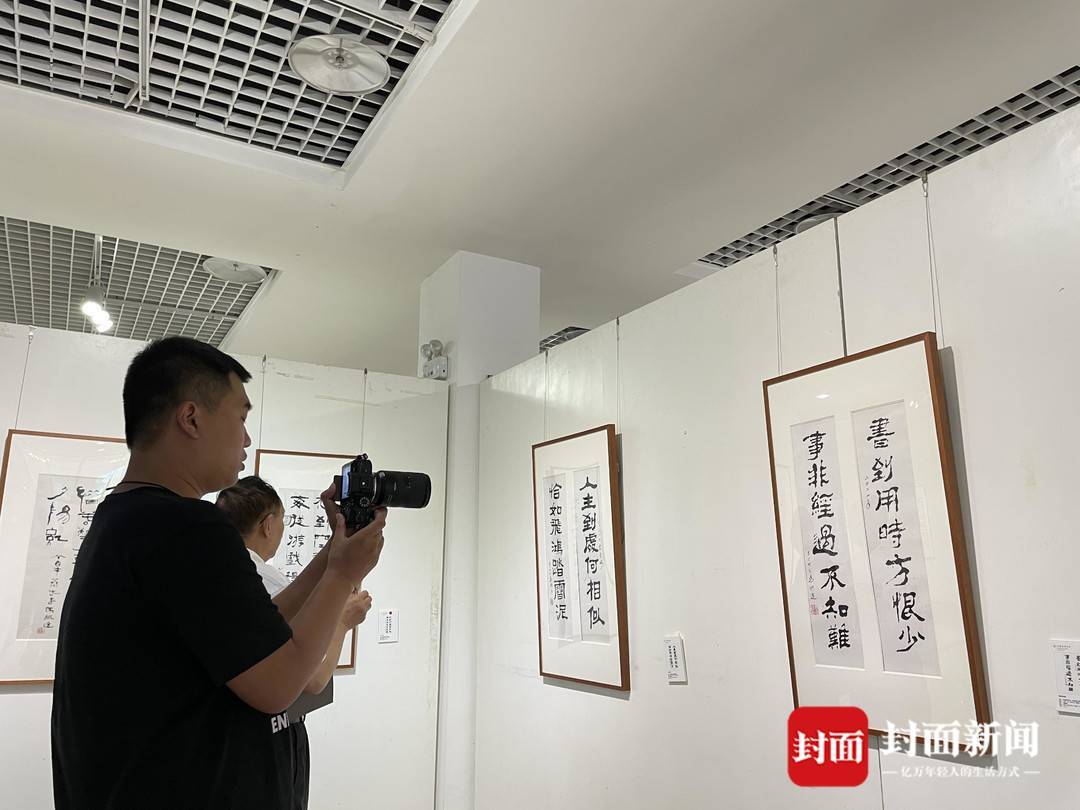 四川作家书画院院长杨宗鸿 马老书法多是自作诗词或楹联 这是与一般书法家的本质区别 文化 中华资讯在线