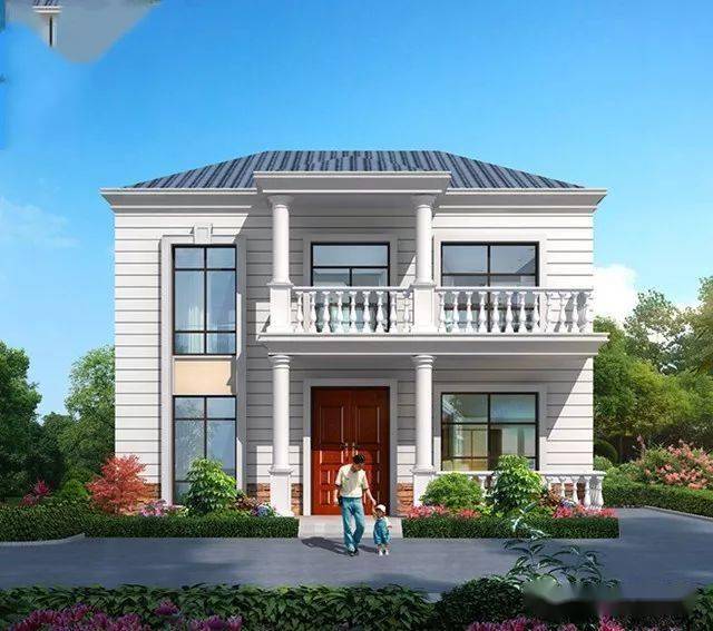 6款农村别小墅设计图,让90后媳妇疯狂的爱上乡村_别墅