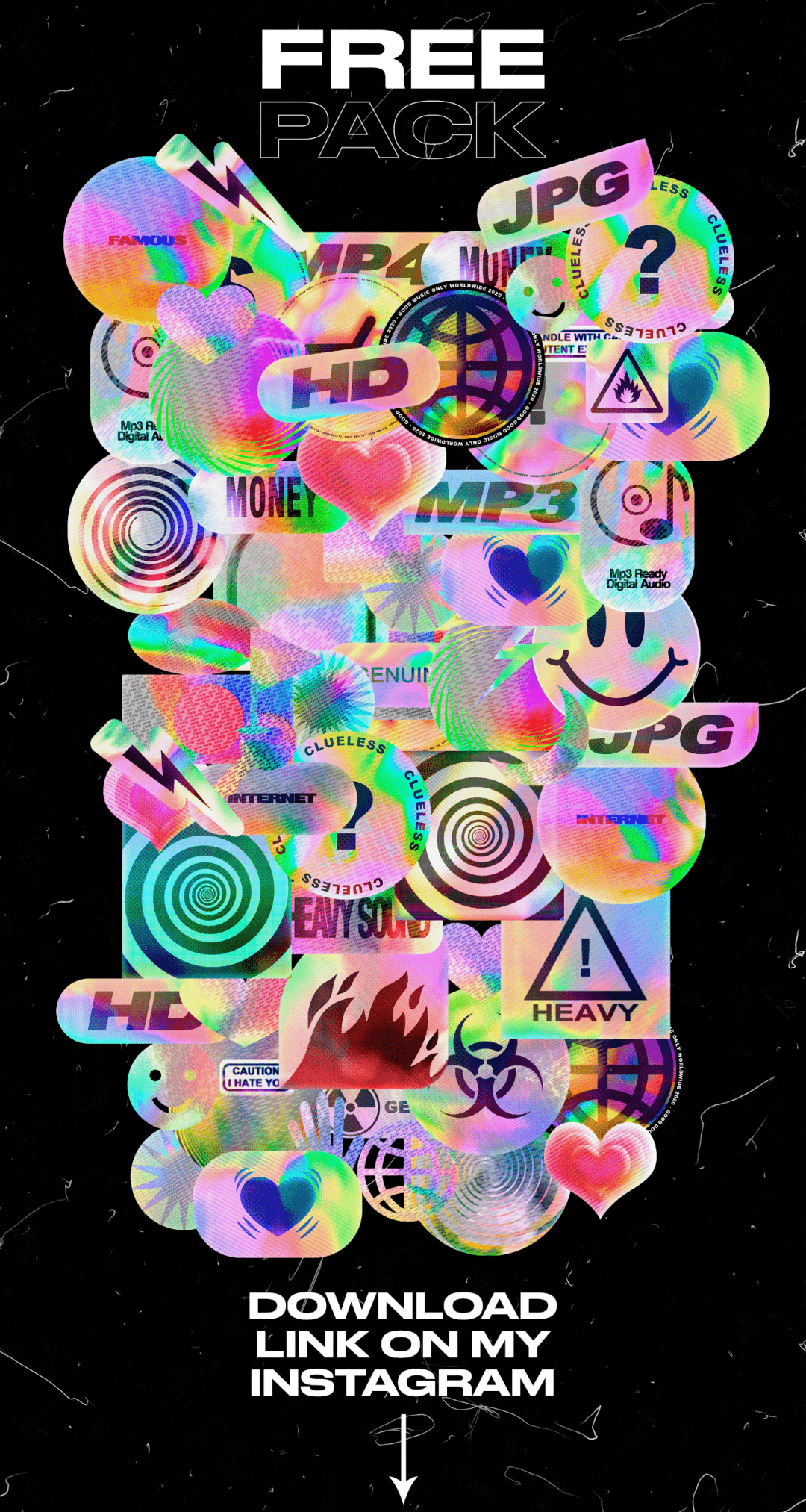 荧光色海报设计很土明明很先锋吸睛100