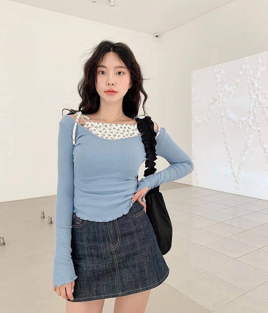 服装搭配|t恤/一字肩 半裙,今夏这么搭时髦炸了!谁穿谁好看!