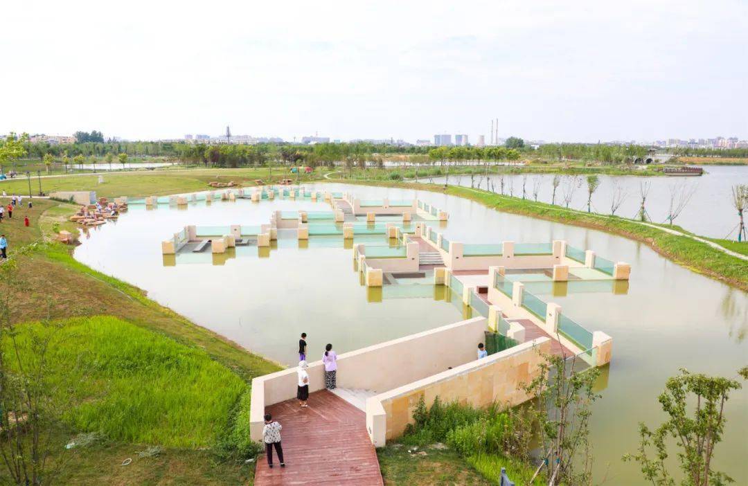 虞城人又一游玩好去处商丘新晋网红打卡地水中走廊