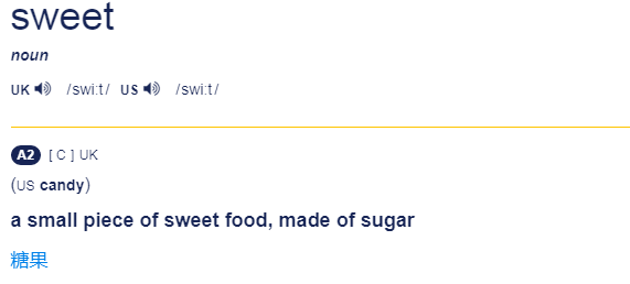 白糖用英语怎么说