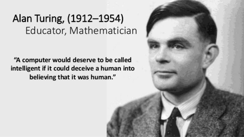 图灵被称为“人工智能之父”1952年，英国政府对图灵的同性恋取向定罪，随