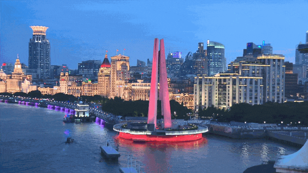 迎接建党百年,上海黄浦这些红色地标进行灯光改造升级