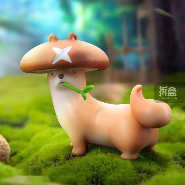 dodowo朋吉蔬菜精灵盲盒菜狗香菇貂蓝花鼠潮玩摆件