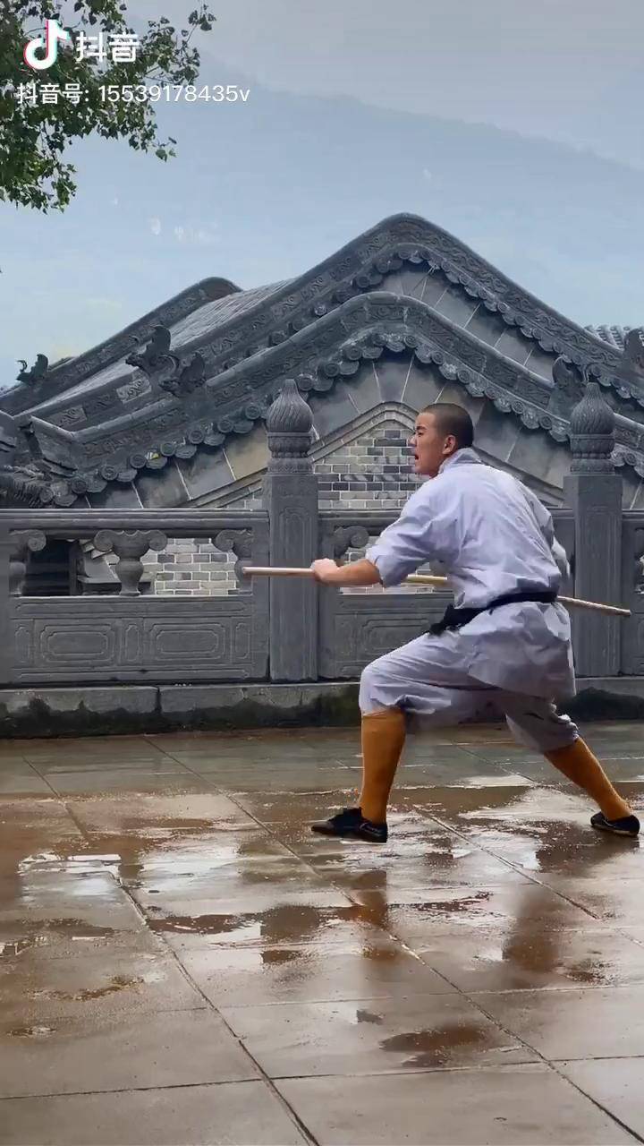 少林功夫·之 (达摩杖对棍) 还是大师兄厉害延岑带你看少林