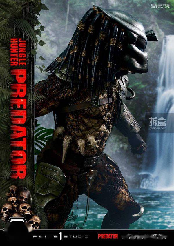 prime1studio1987版铁血战士丛林猎人铁血13雕像