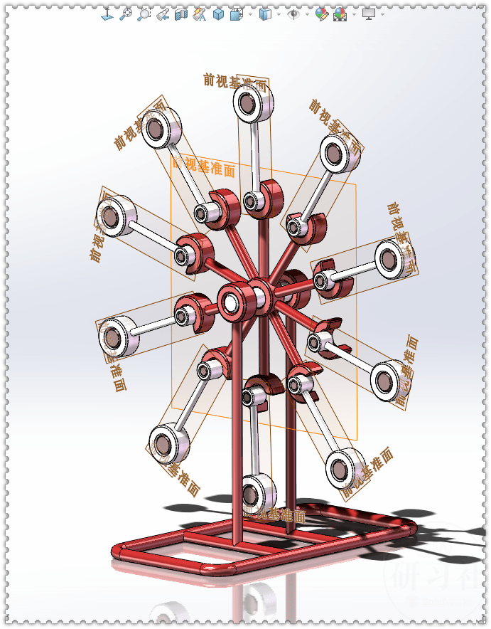 用solidworks制作的魔轮永动机