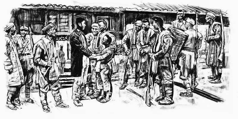 国家大剧院北京市文联和北京画院联合策划推出地球的红飘带长征三部曲