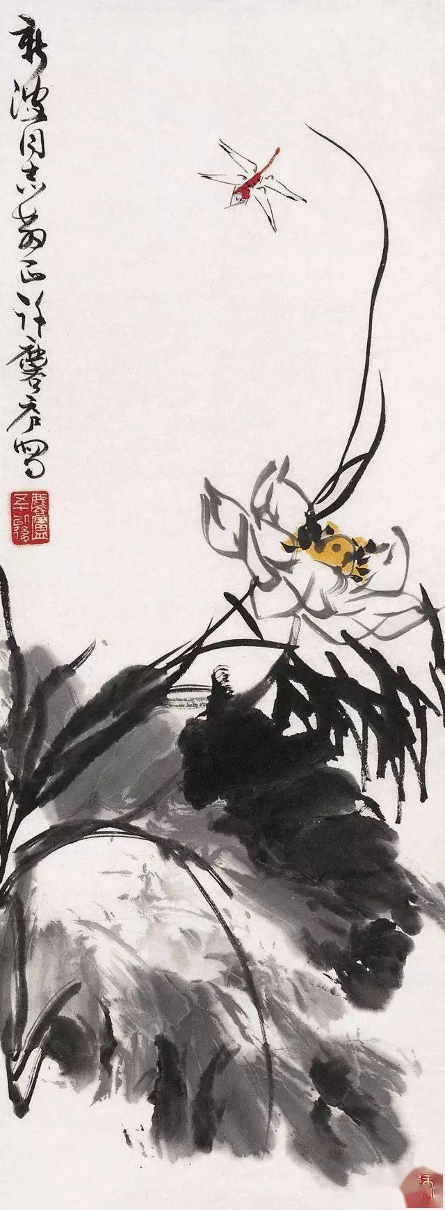 许麟庐写意花鸟画欣赏