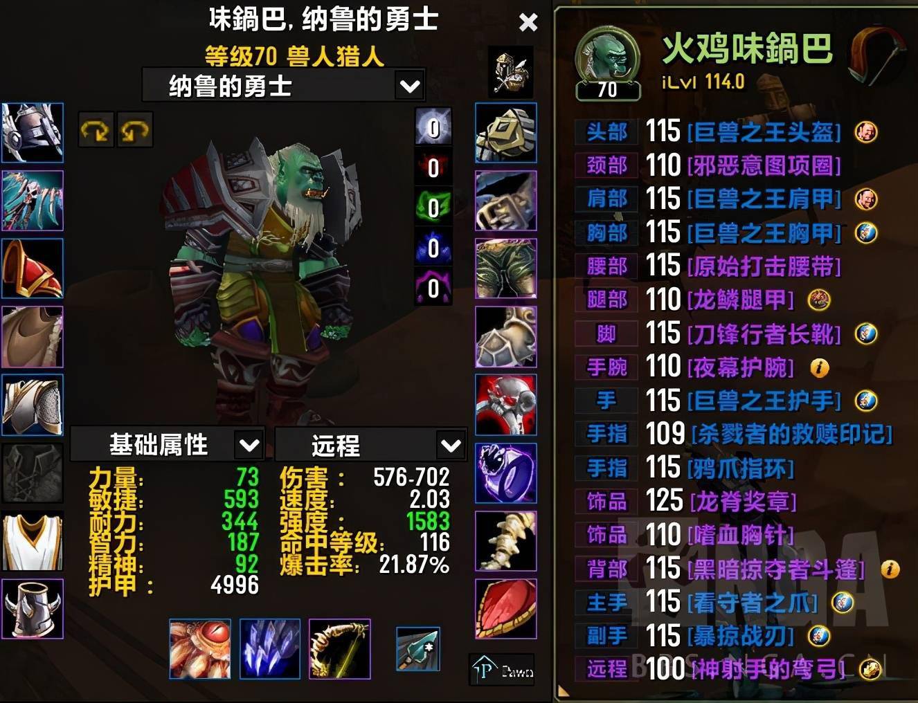 魔兽世界怀旧服tbcp1阶段兽王猎个人心得