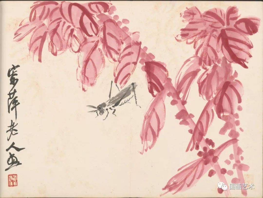 故宫收藏的齐白石花鸟册页,你见过吗?_名家
