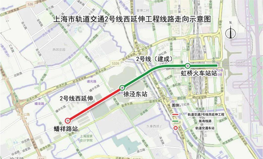 號線西延伸工程嘉閔線是上海市軌道交通市域線網絡中的南北向骨架線路