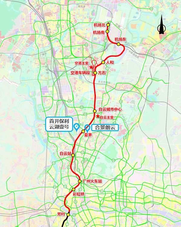 新一轮"十四五"规划白云再添2条地铁线:8号线白云湖至广州北站段,24号