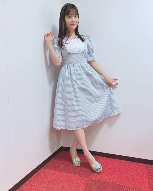 超级甜的双马尾美女声优政委上坂堇美照赏