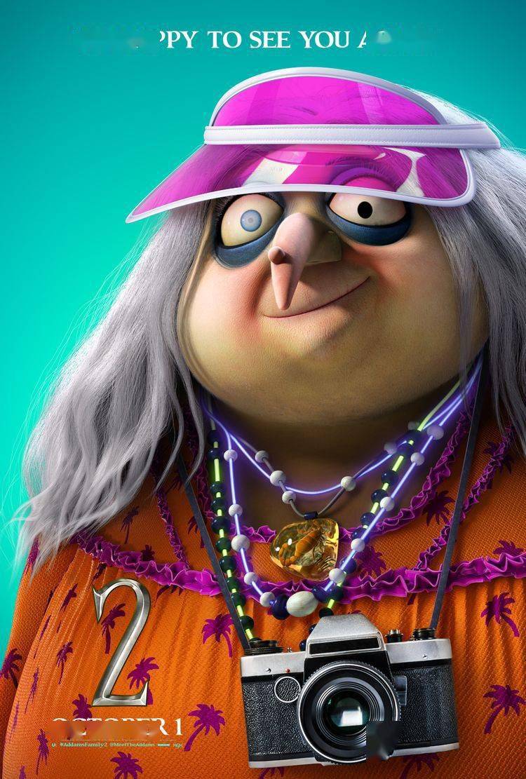 《亚当斯一家2》发布角色海报 怪力乱神层出不穷