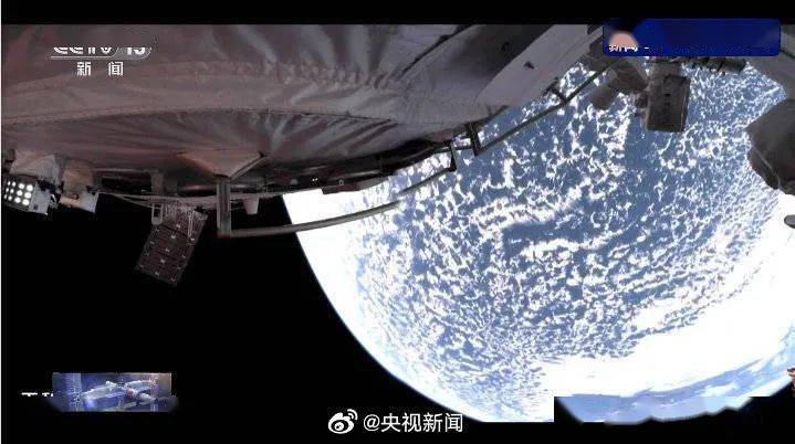 地球|见证历史，成功出舱！中国空间站全景相机拍到的绝美地球照来了