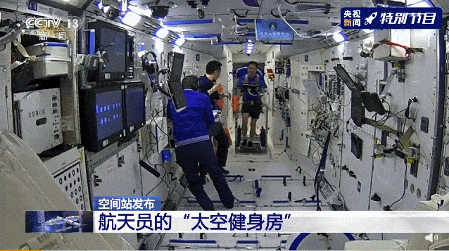 汤洪波|“天外吃播”汤洪波和“健身一哥”聂海胜，原来空间站就是快乐星球